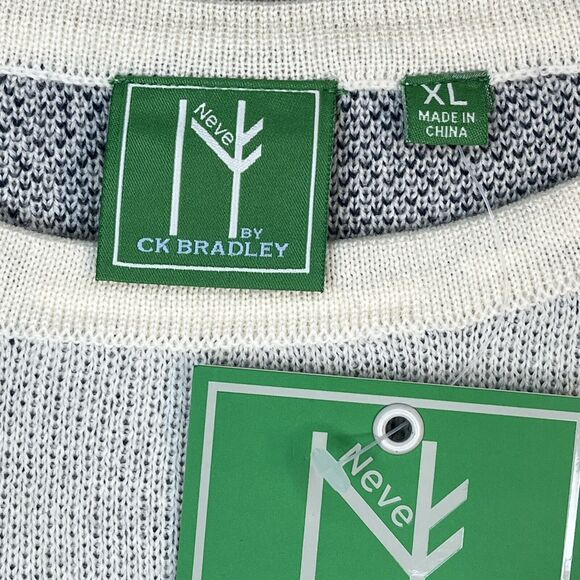 NWT Neve by CK Bradley Wool Sweater Off White Antlers Holiday Apres Women’s XL - Picture 4 of 6